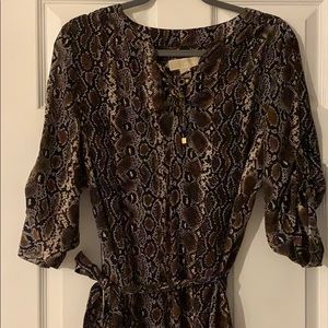 Michael Kors Leopard Print Dress